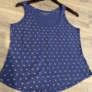 True religion navy blue tank top